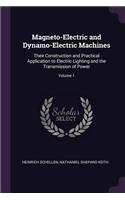 Magneto-Electric and Dynamo-Electric Machines