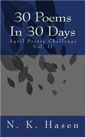 30 Poems In 30 Days