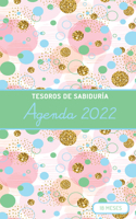 Tesoros de Sabiduría - 2022 Planificador Burbujas Y Oro - Verde