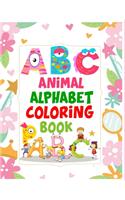 Animal Alphabet Coloring Book