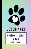 Veterinary Nursing Student 2020 Weekly Planner
