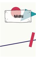 Nauru: Ruled Travel Diary Notebook or Journey Journal - Lined Trip Pocketbook for Men and Women with Lines