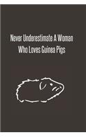 Never Underestimate A Woman Who Loves Guinea Pigs