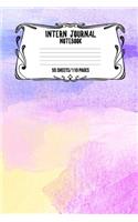 Intern Journal Notebook 55 Sheets/110 Pages