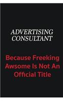 Advertising Consultant because freeking awsome is not an official title: Writing careers journals and notebook. A way towards enhancement