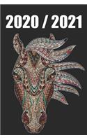 2020 2021: Pferde Kalender für das Jahr 2020 bis 2021