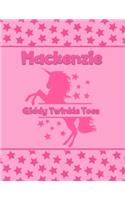 Mackenzie Giddy Twinkle Toes: Personalized Draw & Write Book with Her Unicorn Name - Word/Vocabulary List Included for Story Writing