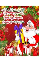Christmas Color By Number Coloring Book For Kids: 50 Color By Numbers Christmas Coloring Pages for Kids