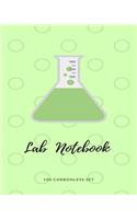 Lab Notebook 100 Carbonless Set: Chemistry Students 100 Duplicate Page Sets