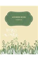 Address book paperback
