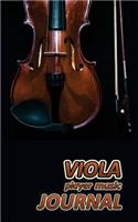 Viola Player Music Journal: Music Blank Sheets Notebook for Musicians and Songwriters.(15 Awesome Music Notebooks)