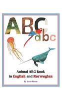Animal ABC Book in English and Norwegian