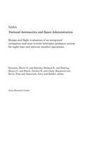 Design and Flight Evaluation of an Integrated Navigation and Near-Terrain Helicopter Guidance System for Night-Time and Adverse Weather Operations