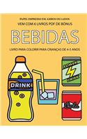 Livro para colorir para crianças de 4-5 anos (Bebidas)