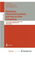 Databases, Information Systems, and Peer-To-Peer Computing