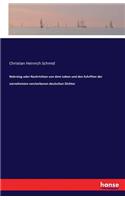 Nekrolog oder Nachrichten von dem Leben und den Schriften der vornehmsten verstorbenen deutschen Dichter