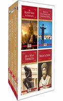 Worlds Best Books For Personal Growth and Motivation (Set of 4 Books) - The Richest Man in Babylon, Meditations, How to Win Friends and Influence People, As a Man Thinketh