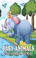 Baby Animals Coloring Book For Kids