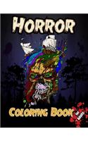 Horror Coloring Book for Adults