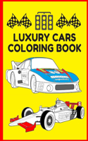 Luxury Cars Coloring Book