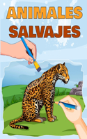 Animales Salvajes: Libro para Colorear de Animales Realistas para Adultos y Niños