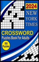 2024 New York Times Crossword Puzzles Book For Adults