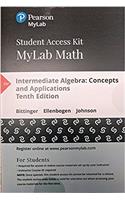 Mylab Math with Pearson Etext -- Standalone Access Card -- For Intermediate Algebra: Concepts and Applications