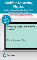 Modified Mastering Physics with Pearson Etext -- Combo Access Card -- For University Physics for the Life Sciences - 18 Weeks