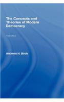 Concepts and Theories of Modern Democracy