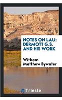 Notes on Lau