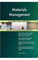 Materials Management A Complete Guide - 2020 Edition