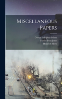 Miscellaneous Papers