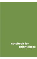 Notebook for Ideas: Journal for Women, Men Entrepreneurs, Co-workers, Professionals, Financers, Investors and Influencers