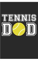 Dad Tennis Notebook - Tennis Dad - Tennis Training Journal - Gift for Tennis Player - Tennis Diary