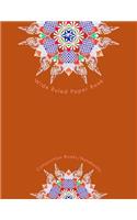 Wide Ruled Paper Book
