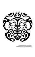 Polynesian Art Tribal Mask Pattern Hawaiian Sea Turtle Honu Maori Notebook: Lined College Ruled Paper For Work, Home Or School. Stylish Polynesian Artwork Pattern Note Pad Journal Diary 7.5 x 9.25 Inch Soft Cover.