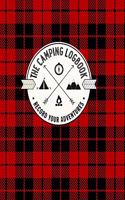 The Camping Logbook Record Your Adventures: Red Checkered Camping Journal Travel Activity Planner Notebook - RV Logbook Hiking Checklist Keepsake Memories For Kids Boys Girls Adults Family- 8x