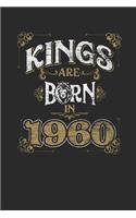 Kings Are Born In 1960: Graph Paper Notebook - Birthday Gift or Anniversary Gift Idea