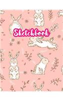 Sketchbook: Cute Drawing Note Pad and Sketch Book for Kids, Girls and Adult - Large 8.5 x 11 Matte Cover with White Interior (Perfect for Sketching, Coloring, W