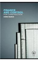 Finance and Control for Construction