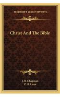 Christ and the Bible