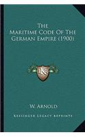 Maritime Code Of The German Empire (1900)