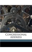 Congressional Address