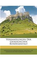 Verhandlungen Der Geologischen Bundesanstalt