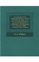 Proceedings of the Associated Survivors of the Fifty-Ninth Regt., N.Y. Vet. Vols. First Annual Re-Union and Dedication of Monument at Gettysburg, Pa.,