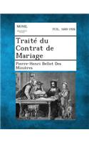 Traite Du Contrat de Mariage
