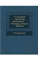 A Compact Rhyming Dictionary