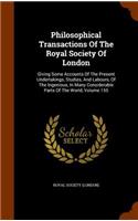 Philosophical Transactions of the Royal Society of London