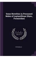 Some Novelties in Presumed Males of Leptanillinae (Hym., Formicidae)