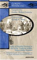 Index of Notable Persons in the Syriac Tradition within Select Arabic Sources